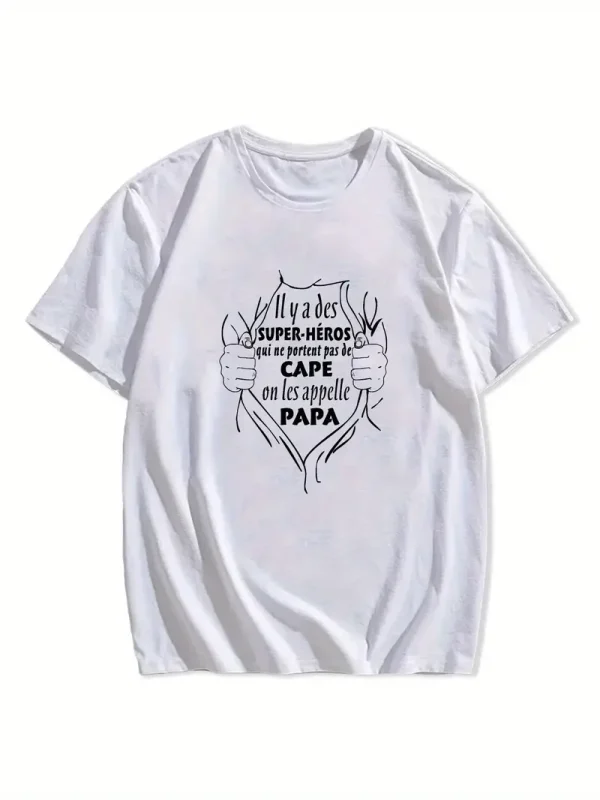 Fun French Crinkle Plus Size Mens T Shirt 2