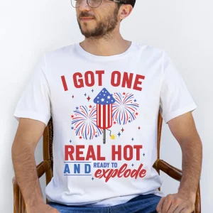 Funny Couples Matching Fourth of July Shirts 1