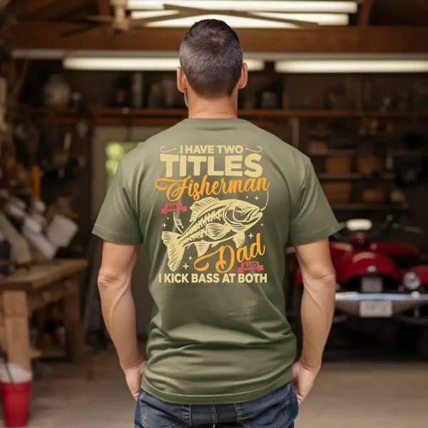 Funny Fishing Dad Shirt 2
