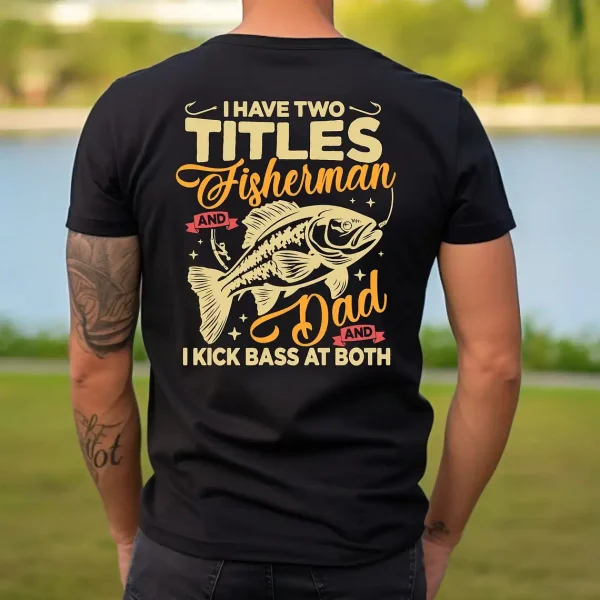 Funny Fishing Dad Shirt 3