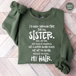 Funny Sister Sweatshirt, Sister Gift, Big Sister Longsleeve, Little Sisters, Gifts For Sister, Big Sister Gift, Funny Saying
