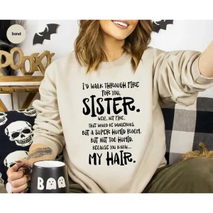Funny Sister Sweatshirt Sister Gift Big Sister Longsleeve Little Sisters Hoodie Gifts For Sister Big Sister Gift Funny Saying Shirts 3 gm optimized