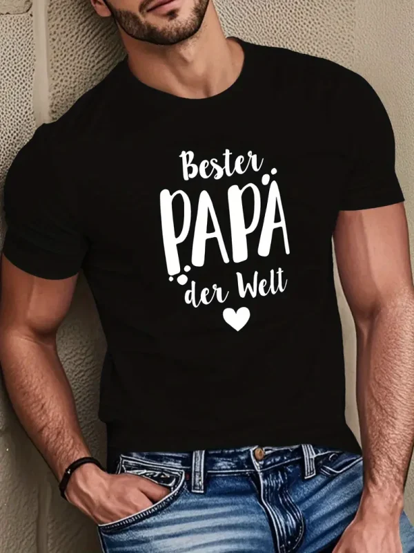 German World s Best Dad MenS Short Sleeve 1