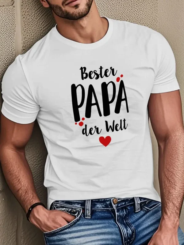 German World s Best Dad MenS Short Sleeve 2