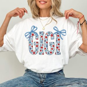Gigi 4th Of July Shirt, Patriotic Gigi T-Shirt, Coquette Gigi America Tee,4th of July Gigi T-Shirt,4th Of July Gift For Gigi
