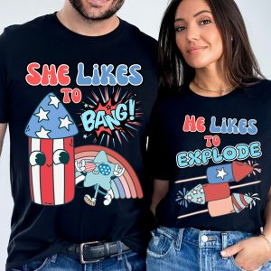 July 4th Matching Couple Shirt 3