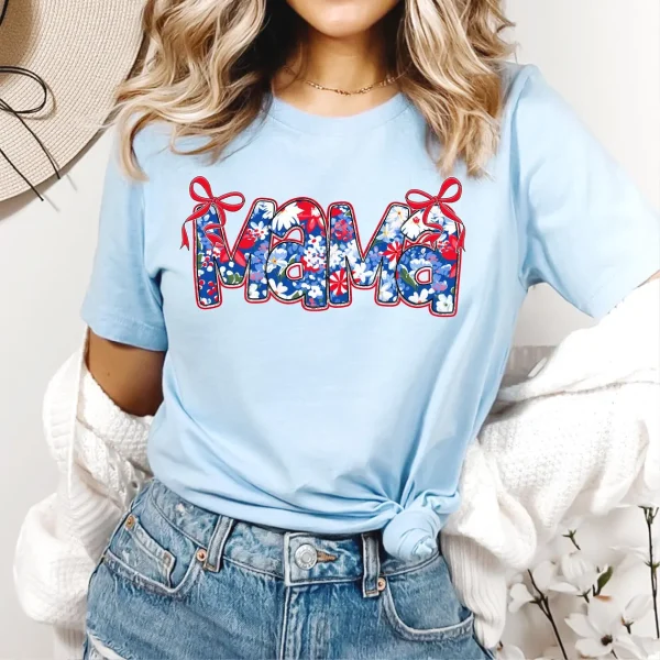 Mama 4th of July Shirt Mama July 4th Shirt 2