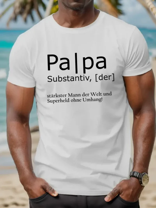 MenS FatherS Day Casual Black 2