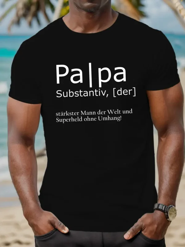 MenS FatherS Day Casual Black 3