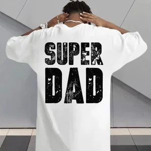 MenS Super Dad Graphic Tee 2