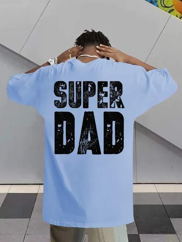 MenS Super Dad Graphic Tee 3