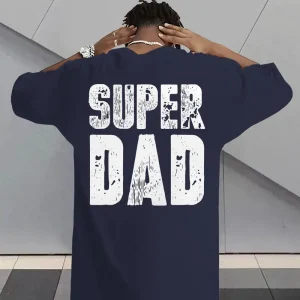 MenS Super Dad Graphic Tee 4