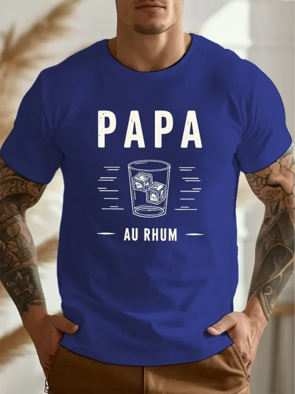Mens Casual Crew Neck Short Sleeve T Shirt 1