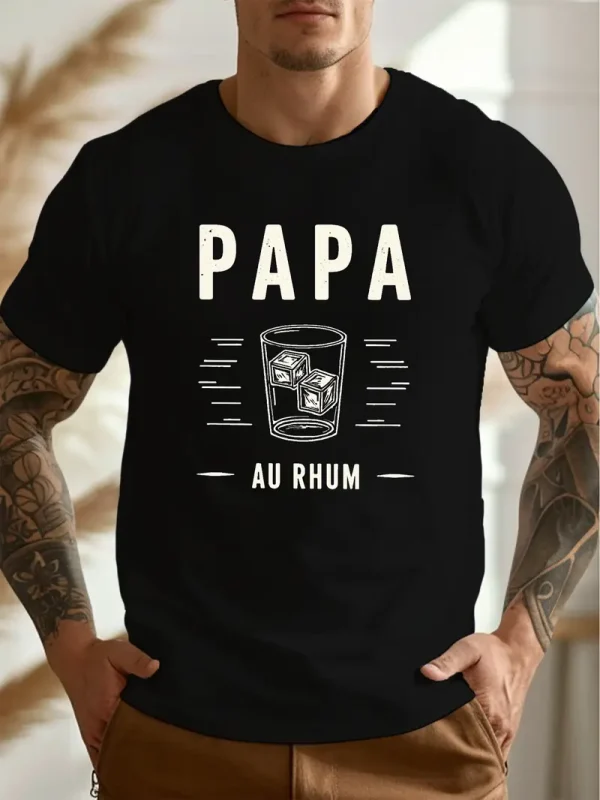 Mens Casual Crew Neck Short Sleeve T Shirt 2