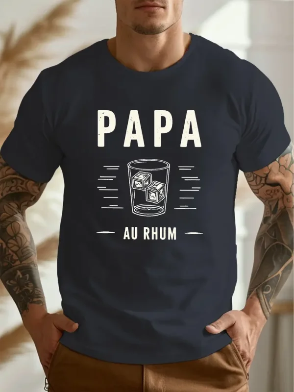 Mens Casual Crew Neck Short Sleeve T Shirt 3