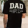 Mens Loyalty Themed DAD LOYAL FC FOOTBALL 1