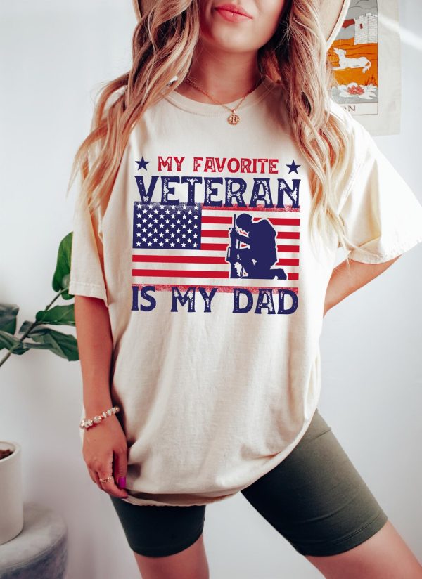 My Favorite Veteran Is My Dad Shirt 1