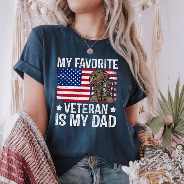 My Favorite Veteran Is My Dad Shirt 2