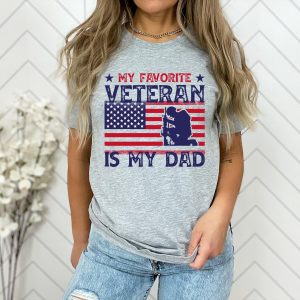 My Favorite Veteran Is My Dad Shirt 6