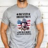 Never Underestimate An Old Man With A Military Background T Shirt 3