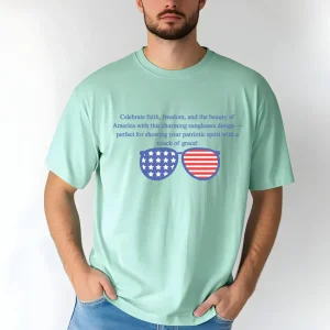 Patriotic 4th of July Couple Shirts 1