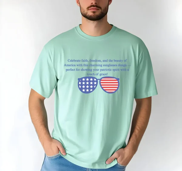 Patriotic 4th of July Couple Shirts 1