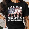 Patriotic Dad Papa Veteran T Shirt 2