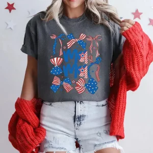 Patriotic Mama T Shirt 1