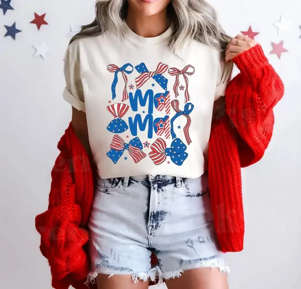 Patriotic Mama T Shirt 2