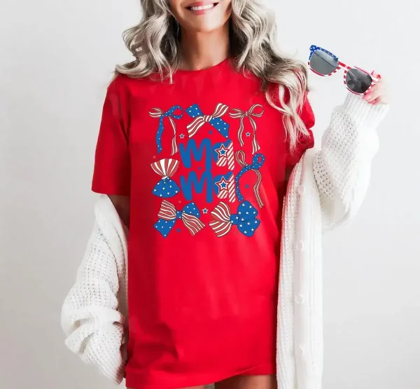 Patriotic Mama T Shirt 3