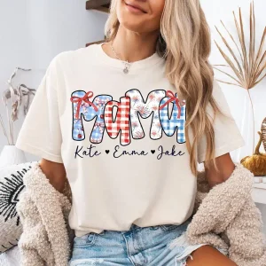 Personalized 4th of July Mama 4