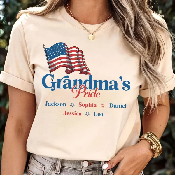 Personalized Dads American Pride T shirt 1