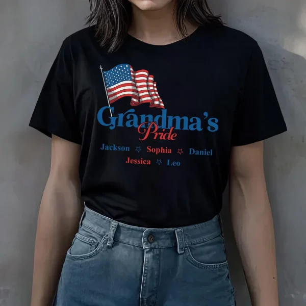 Personalized Dads American Pride T shirt 3