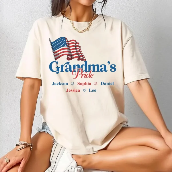 Personalized Dads American Pride T shirt 4