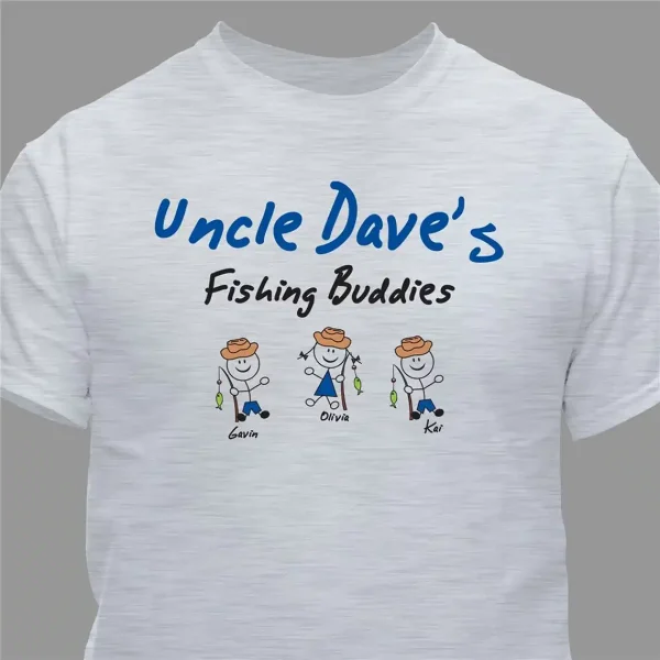 Personalized Fishing Buddies T Shirt 2