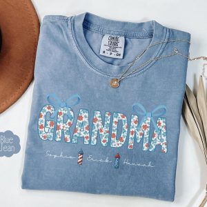 Personalized Grandma Shirt 5