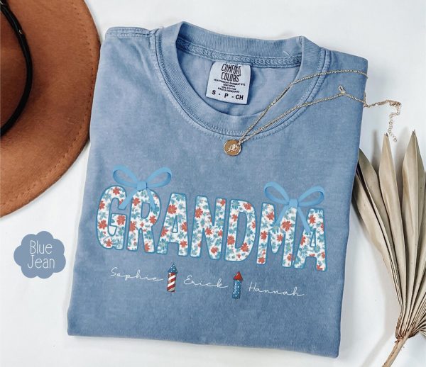 Personalized Grandma Shirt 5
