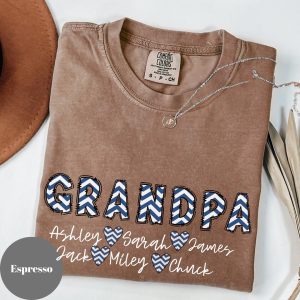 Personalized Grandpa Shirt 3