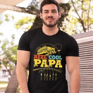 Personalized Reel Cool Papa Fishing Shirt 1