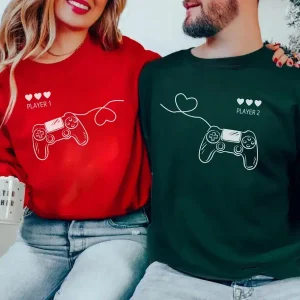 Player 1 Player 2 Matching Sweatshirt 1