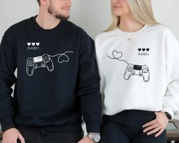 Player 1 Player 2 Matching Sweatshirt 3