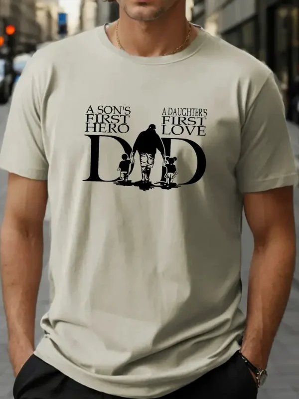 Plus Size Mens DAD Graphic Print 2