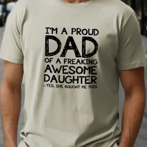 Plus Size Mens Proud Dad Cozy Fit 2