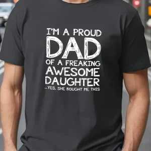 Plus Size Mens Proud Dad Cozy Fit 3