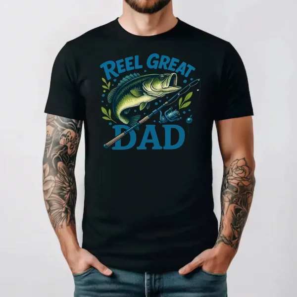 Reel Great Dad Fishing Shirt 4