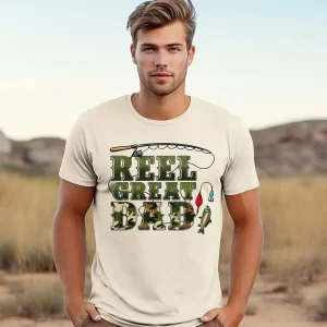 Reel Great Dad Shirt Fisher Daddy Shirt 2