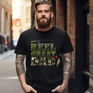 Reel Great Dad Shirt Fisher Daddy Shirt 3