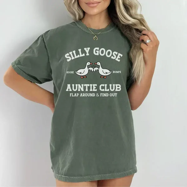 Silly Goose Auntie Shirt 2
