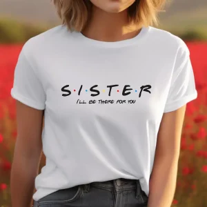 Sister I'll Be There For You Shirt, Gifts for Sister, Sister T-Shirt, Perfect Gift for Sister