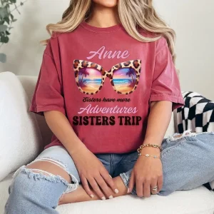 Sisters Trip 2025 Shirt Sisters Road Trip Shirt Custom Trip Shirt Sister Trip Girls Vacation Shirt Best Friend Gift Family Vacation 2 gm optimized